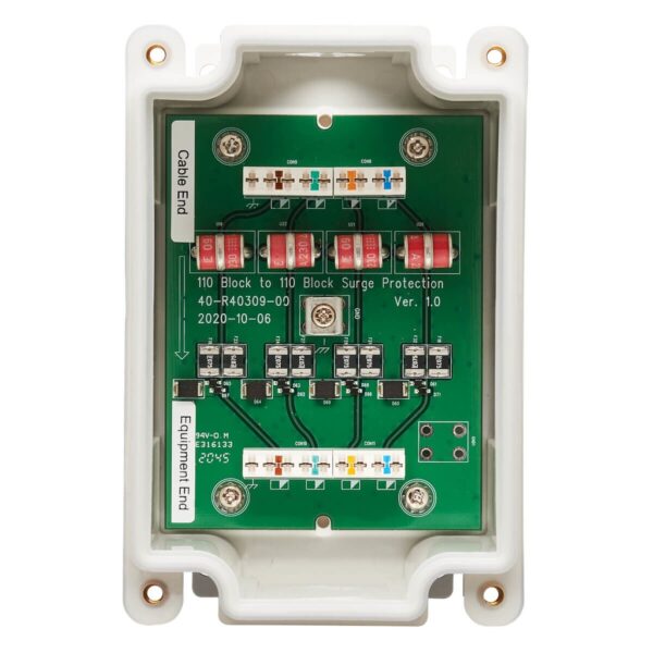Tripp Lite series Outdoor In-Line PoE Surge Protector - IP68 Rated, 1 Gbps, Cat5e/6, IEC Compliant, 110 Punch Down, TAA