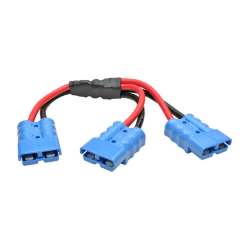 Tripp Lite series Y Splitter Cable for Select Battery Packs, Blue 175A DC Connectors, 1 ft. (0.3 m)