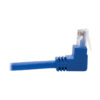 1fd8466859571a3adc02667c1719460d Tripp Lite series Up/Down-Angle Cat6 Gigabit Molded UTP Ethernet Cable (RJ45 Up-Angle M to RJ45 Down-Angle M), Blue, 4 ft. (1.22 m)