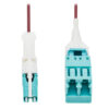 1fd94f61173b9d8d3a140650e2de736b Tripp Lite series 400G Duplex Multimode 50/125 OM4 Fiber Optic Cable Adapter (CS-PC/LC-PC), M/F, Round LSZH Jacket, Magenta, 1 ft.