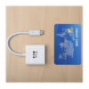 Tripp Lite series USB-C to DVI Adapter with Alternate Mode - DP 1.2, White