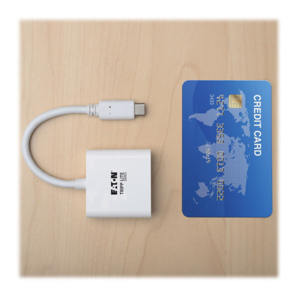 Tripp Lite series USB-C to DVI Adapter with Alternate Mode - DP 1.2, White