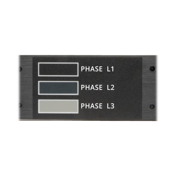 Tripp Lite series 5.7kW 3-Phase Local Metered PDU, 208/120V Outlets (21 5-15/20R, 6 L6-20R), L21-20P, 6 ft. (1.83 m) Cord, 0U Vertical, TAA