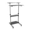 Tripp Lite series Rolling Desk TV/Monitor Cart - Height Adjustable