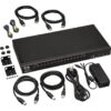 Tripp Lite series 16-Port DisplayPort/USB KVM Switch with Audio/Video and USB Peripheral Sharing, 4K 60 Hz, 1U Rack-Mount, TAA