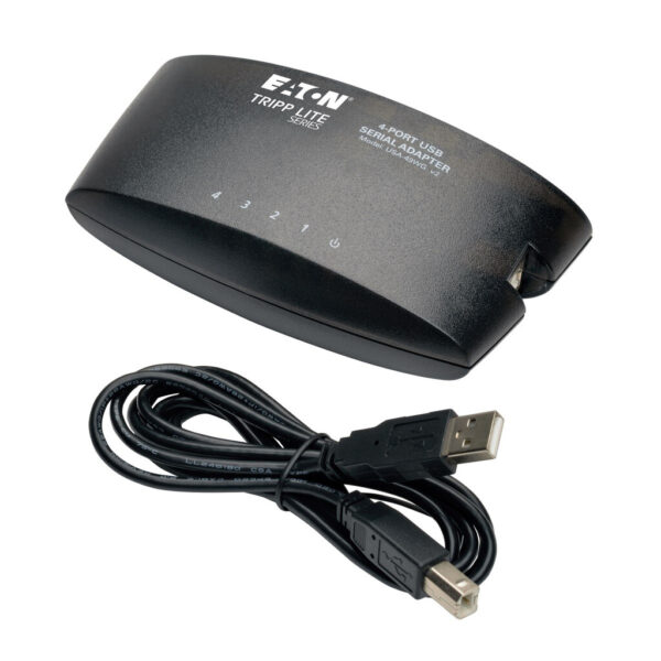 Tripp Lite series USB-A to Serial Adapter Hub (DB9) - Keyspan, High-Speed (M/M), 4-Port, TAA