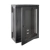 20eeb5c0883d2d97bde9530cb3269a21 Tripp Lite series SmartRack 18U Low-Profile Patch-Depth Wall-Mount Half-Height Rack Enclosure, Clear Acrylic Window, Hinged Back