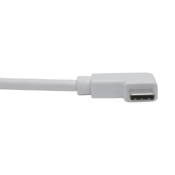 Tripp Lite series USB-C to HDMI Adapter (M/F) 4K 60 Hz, HDCP 2.2, Right-Angle USB-C, White