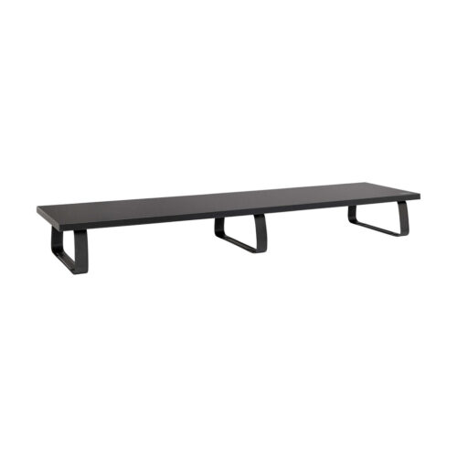 Tripp Lite series Extra-Wide Dual-Monitor Riser for Desk, 39 x 10 in. - Wood, Black