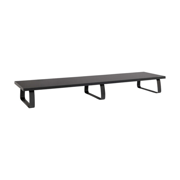 Tripp Lite series Extra-Wide Dual-Monitor Riser for Desk, 39 x 10 in. - Wood, Black
