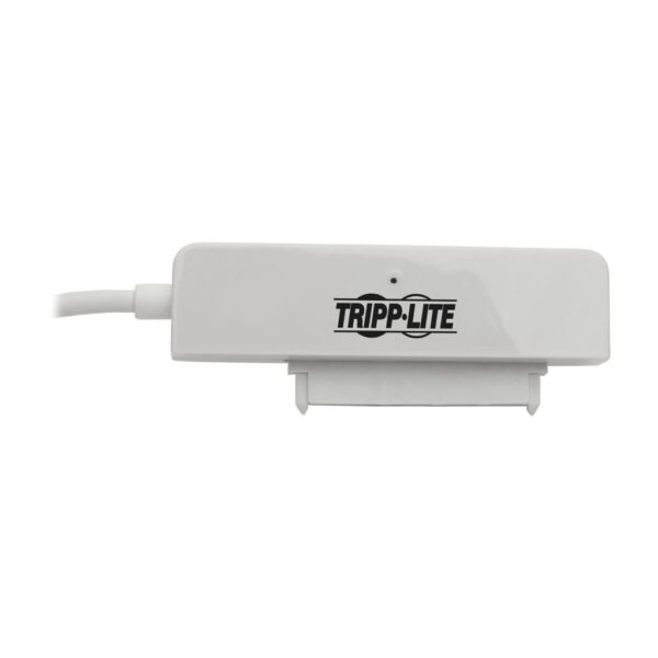20f9b84dba6904ad215498ab51d27c9b-1 Tripp Lite series USB 3.2 Gen 2 (10 Gbps) USB-C to SATA III Adapter Cable with UASP, 2.5 in. SATA Hard Drives, Thunderbolt 3 Compatible, White