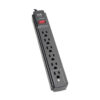 Tripp Lite series Protect It! 6-Outlet Surge Protector, 15 ft. Cord, 1200 Joules, Black Housing