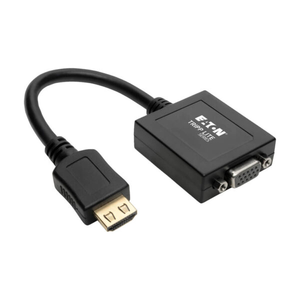 Tripp Lite series HDMI to VGA with Audio Converter Cable Adapter for Ultrabook/Laptop/Desktop PC, (M/F), 6-in. (15.24 cm), TAA