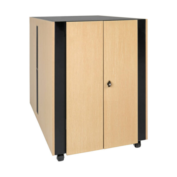 Tripp Lite series SmartRack Sound Proof Half-Height Server Rack Enclosure, 18U