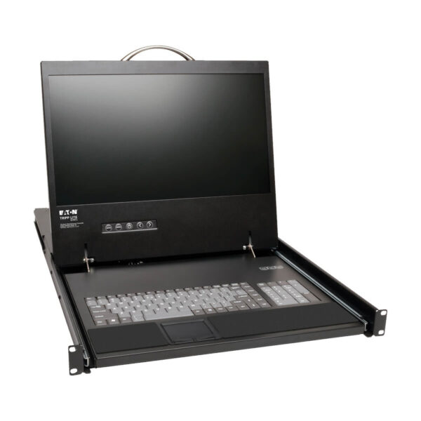 Tripp Lite series NetCommander 16-Port Cat5 KVM over IP Switch - 19 in. LCD, 1 Remote + 1 Local User, 1U Rack-Mount, TAA