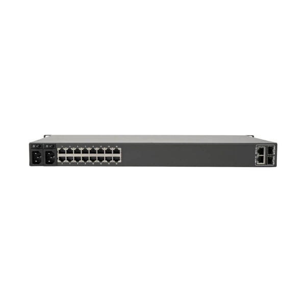 16-Port Console Server, USB Ports (2) - 4G LTE, Dual GbE NIC, 16Gb Flash, SD Card, Wi-Fi, Desktop/1U Rack, TAA