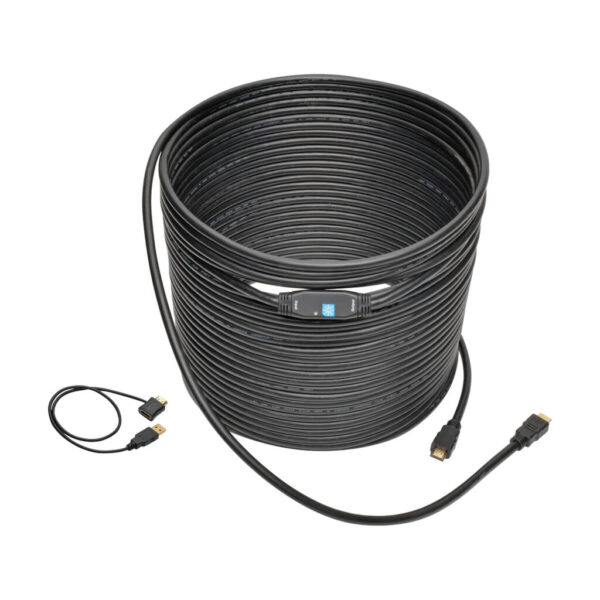 21ad082c5252878c533862e97d6daa3c-1 Tripp Lite series Active High-Speed HDMI Cable with Built-In Signal Booster (M/M), Black, 80 ft. (24.38 m)