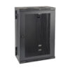 21cf2c38ba4eaaa0533635b1f8b8b2df Tripp Lite series SmartRack 18U Low-Profile Patch-Depth Wall-Mount Half-Height Rack Enclosure, Hinged Back