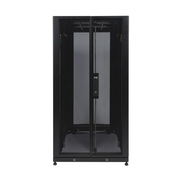Tripp Lite series 25U SmartRack Standard-Depth Half-Height Rack Enclosure, Doors, Side Panels, Shock Pallet