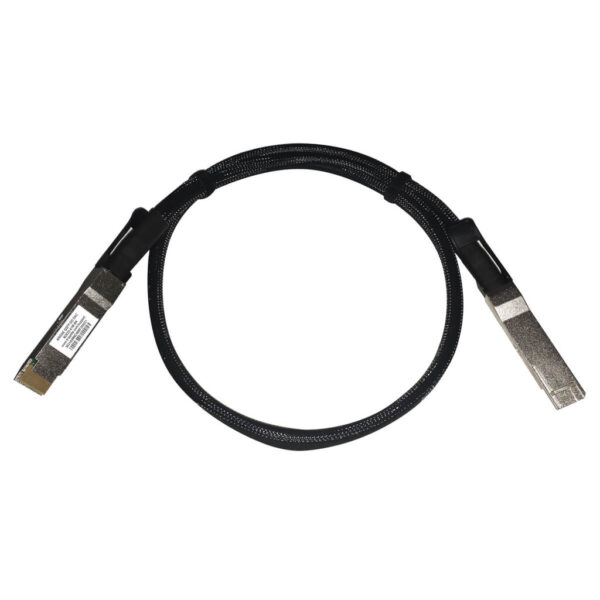 220561cde5c38b054fc9b9b7a19d9159 Tripp Lite series 400G Passive Twinax Direct-Attach Cable (QSFP-DD/QSFP-DD), Black/Silver, 1 m