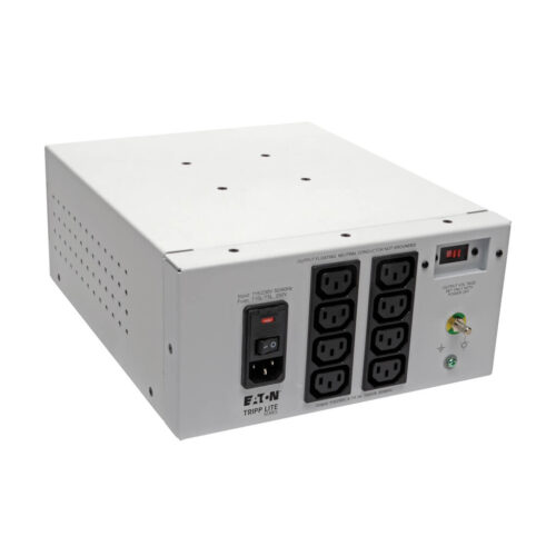 Tripp Lite series Isolator Series Dual-Voltage 115/230V 1000W 60601-1 Medical-Grade Isolation Transformer, C14 Inlet, 8 C13 Outlets, TAA