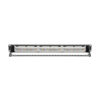 Tripp Lite series 24-Port Cat6 Patch Panel - 4PPoE Compliant, 110/Krone, 568A/B, RJ45 Ethernet, 1U Rack-Mount, Black, TAA