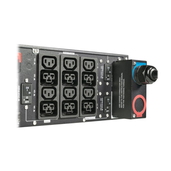 Eaton 9PX G2 6kVA 5.4kW 208V Double-Conversion UPS - L6-30P or Hardwired Input, 6 C39 and 6 C13 Outlets, Network Card, 3U Rack/Tower - 9PX6KIECG2