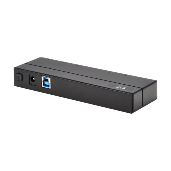 Tripp Lite series 7-Port USB-A Mini Hub - USB 3.x (5Gbps), International Plug Adapters