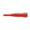 Tripp Lite series Power Cord C14 to C15 - Heavy-Duty, 15A, 250V, 14 AWG, 6 ft. (1.83 m), Red