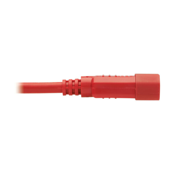 Tripp Lite series Power Cord C14 to C15 - Heavy-Duty, 15A, 250V, 14 AWG, 6 ft. (1.83 m), Red