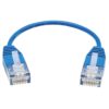 228861a8af48bfeb384f0241b87eed66 Tripp Lite series Cat6 Gigabit Molded Ultra-Slim UTP Ethernet Cable (RJ45 M/M), Blue, 6-in. (15.24 cm)
