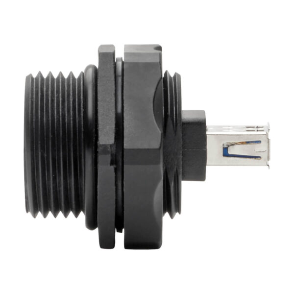 Tripp Lite series USB 3.0 Coupler, SuperSpeed, 3.0/3.1, Industrial - USB-A F/F, Shielded, IP68, Dust Cap, TAA