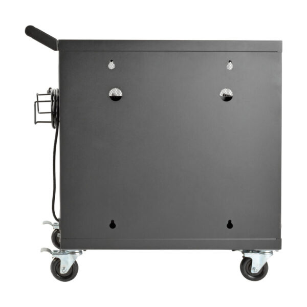 Tripp Lite series Multi-Device Charging Cart, 32 USB Ports, iPad and Android Tablets, Wall-Mount Option, Black