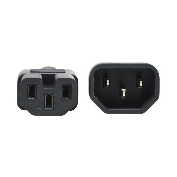Tripp Lite series Power Cord C14 to C15 - Heavy-Duty, 15A, 250V, 14 AWG, 2 ft. (0.61 m), Black