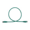 Tripp Lite series Cat6a 10G Snagless Molded UTP Ethernet Cable (RJ45 M/M), PoE, Aqua, 2 ft. (0.6 m)