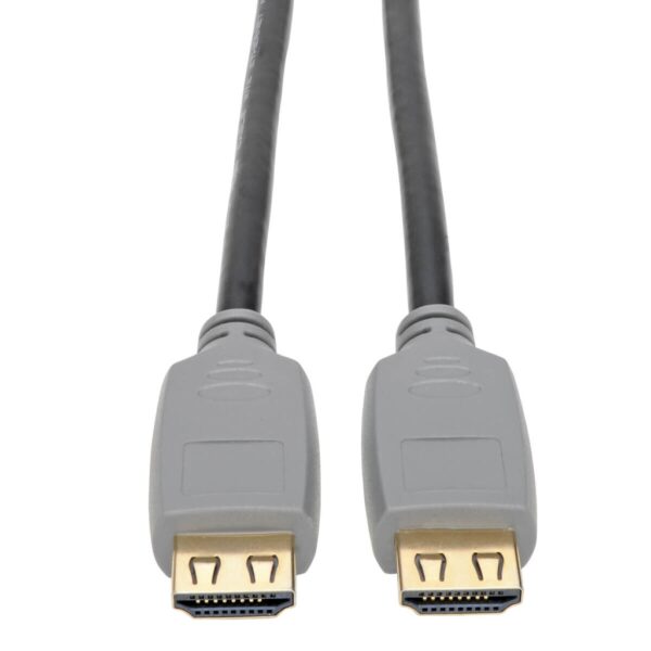 Tripp Lite series 4K HDMI Cable with Gripping Connectors (M/M) - 4K 60 Hz / 1440p 144 Hz, HDR10, 4:4:4, 18Gbps, HDCP 2.2/ARC, Black, 10 ft.