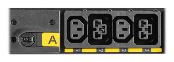 Eaton Universal-Input Metered PDU G4, 208V and 415/240V, 24 Outlets, Input Cable Sold Separately, 0U Vertical