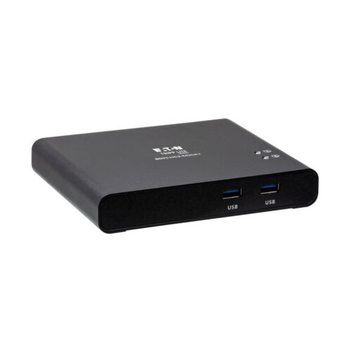 Tripp Lite series 2-Port USB-C KVM Dock - 4K HDMI, USB 3.2 Gen 1, USB-A Hub, Remote Selector, 85W PD Charging, Black, TAA