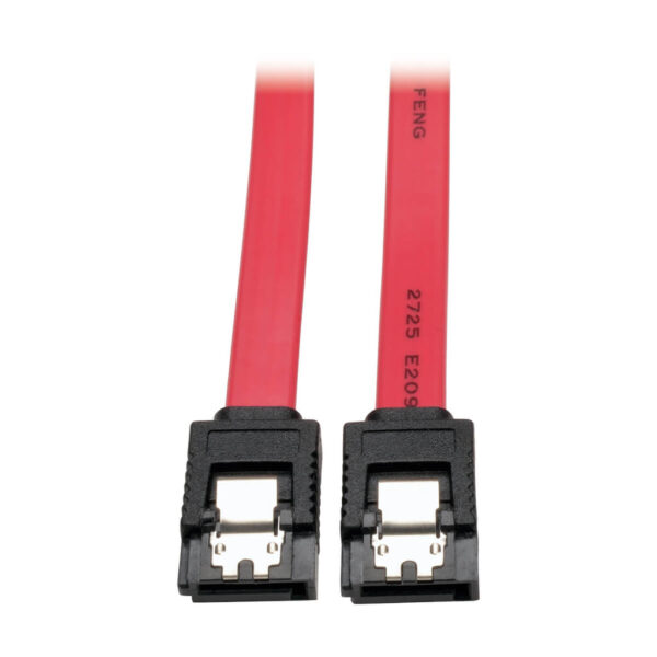 Tripp Lite series Serial ATA (SATA) Latching Signal Cable (7Pin/7Pin), 12-in. (30.48 cm)