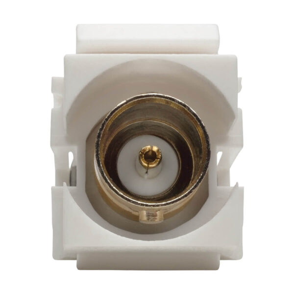 2386b131a83f2b8969fc9e4b87528d42 Tripp Lite series BNC All-in-One Keystone/Panel Mount Coupler (F/F), 75 Ohms