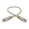 Tripp Lite series Cat5e 350 MHz Molded (UTP) Ethernet Cable (RJ45 M/M), PoE - White, 1 ft. (0.31 m)