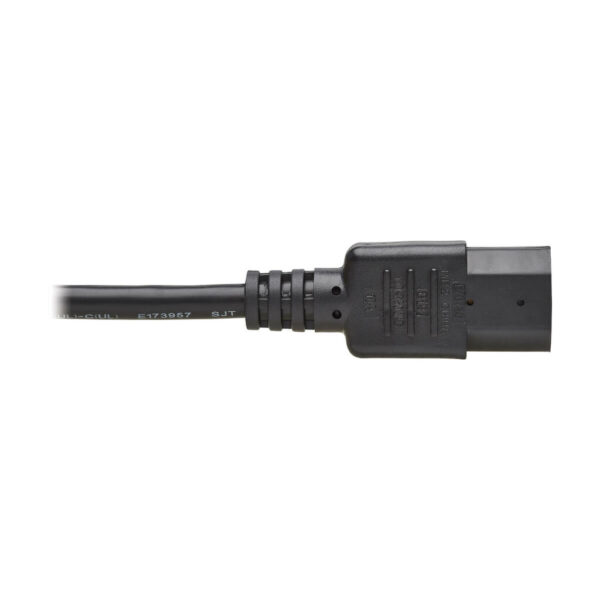 23e5b54e0ee3c6f38cf07e2562d847aa Tripp Lite series Computer Power Cord, NEMA 5-15P to C13 - 10A, 125V, 18 AWG, 1 ft. (0.31 m), Black