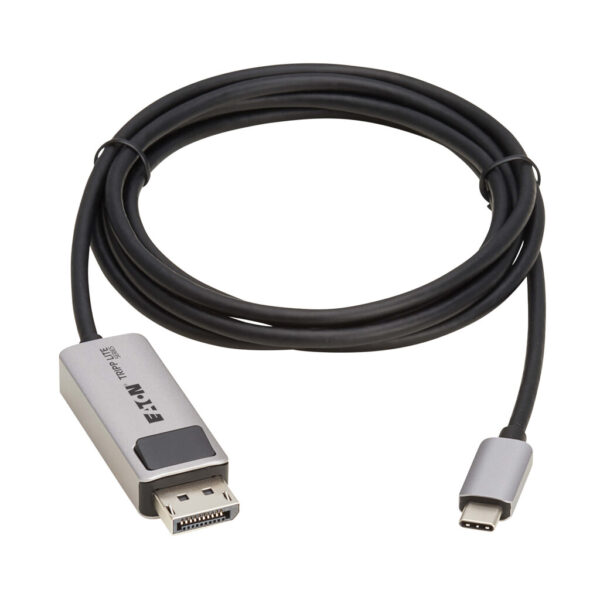 242970c377b29f5551f2e1e4ec12eb09 Tripp Lite series USB-C to DisplayPort Active Adapter Cable (M/M) - 8K 60 Hz, 4K 144 Hz, HDR, 4:4:4, HDCP 2.3, Black, 6 ft. (1.8 m)
