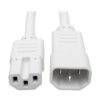 2475df5d9ce7831b68d44a840a881479 Tripp Lite series Power Cord C14 to C15 - Heavy-Duty, 15A, 250V, 14 AWG, 3 ft. (0.91 m), White