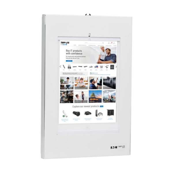 24877a6fbfec32317f9caedec8dc6613 Tripp Lite series Secure Wall Mount for 9.7 in. to 11 in. Tablets, White
