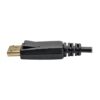 Tripp Lite series Mini DisplayPort to DisplayPort Adapter Cable, 4K (M/M), DP Latching Connector, Black, 10 ft. (3.1 m)