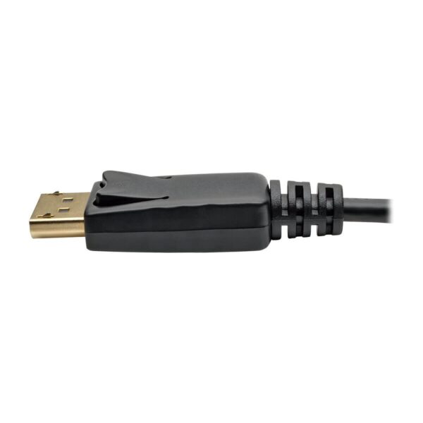 Tripp Lite series Mini DisplayPort to DisplayPort Adapter Cable, 4K (M/M), DP Latching Connector, Black, 10 ft. (3.1 m)