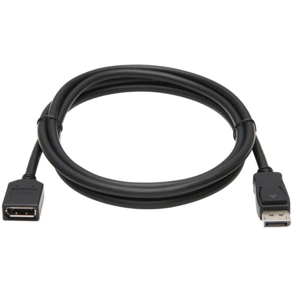 24b343d86132d3df90fbebbd23d70b2c Tripp Lite series DisplayPort Extension Cable with Latch, 4K @ 60 Hz, HDCP 2.2 (M/F), 6 ft. (1.83 m)