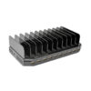 Tripp Lite series 10-Port USB Charging Station with Adjustable Storage, 12V 8A (96W) USB Charger Output, Schuko Power Cord