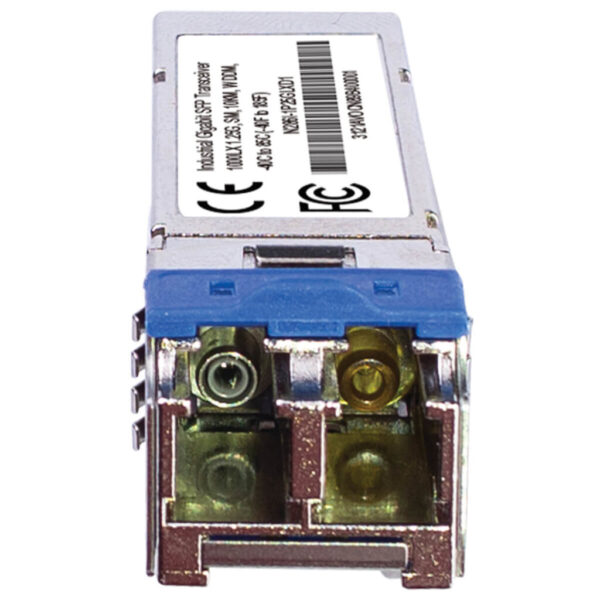 Tripp Lite series Industrial Gigabit SFP Transceiver - 1000Base-LX, Singlemode, LC Duplex, DDM, -40° to 85°C, 10 km (6.2 mi.), TAA